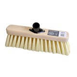 Hill Brush 11.5" Soft Cream/PVC Broom Head (C/W Socket)